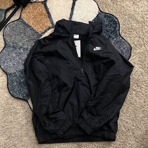 Nike Men's Black Windbreaker Jacket